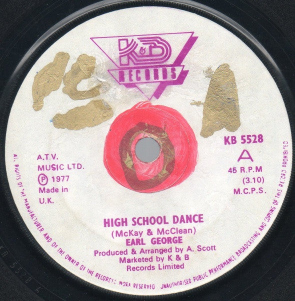 Earl George : High School Dance (7")