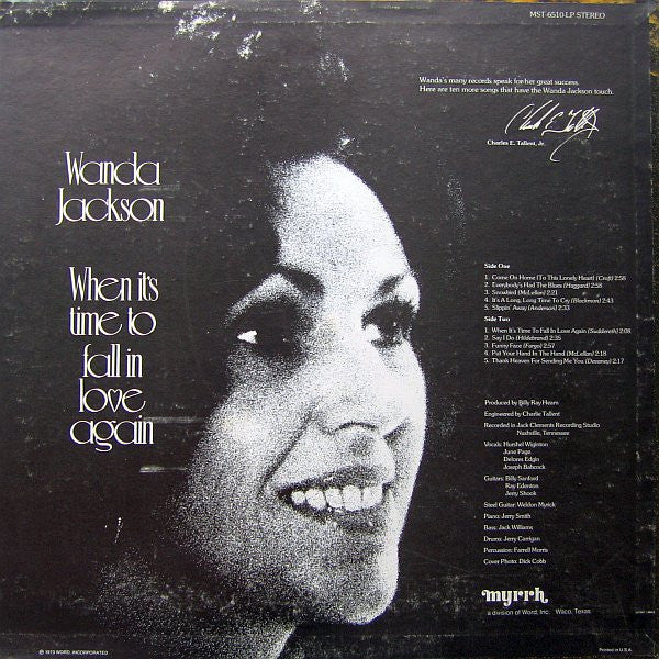 Wanda Jackson : When It's Time To Fall In Love Again (LP, Album)