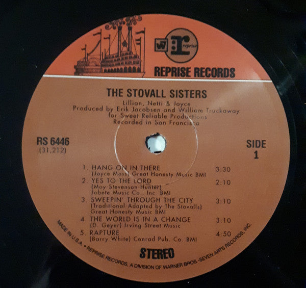 The Stovall Sisters : The Stovall Sisters (LP, Album, RE, 180)