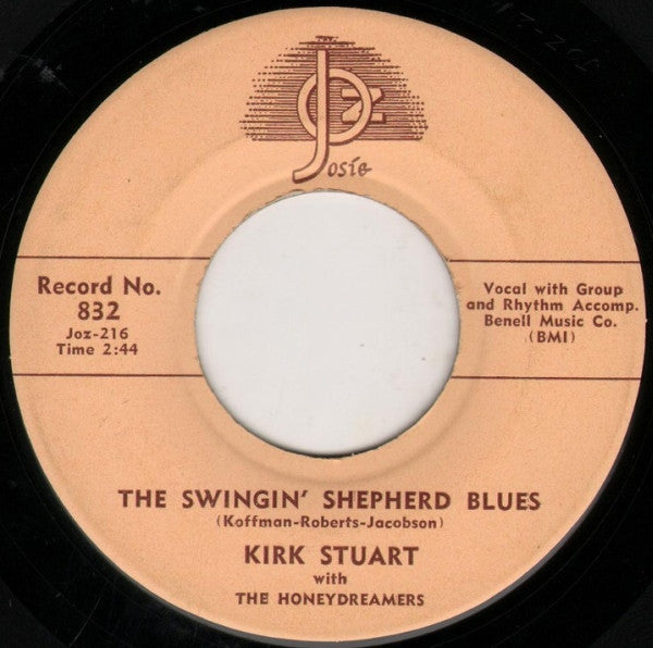 Kirk Stuart With The Honeydreamers : Gladly / The Swingin' Shepherd Blues (7", Single)