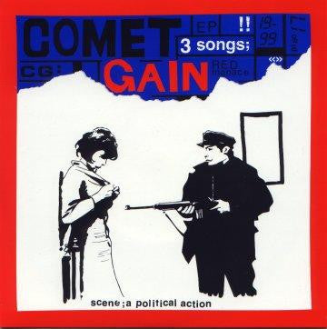 Comet Gain : Red Menace (7", EP)