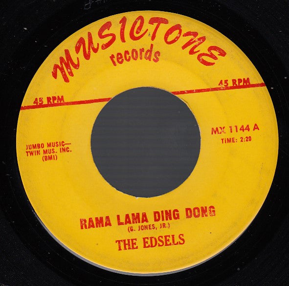The Edsels : Rama Lama Ding Dong / Bells (7", Single)