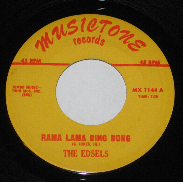The Edsels : Rama Lama Ding Dong / Bells (7", Single)