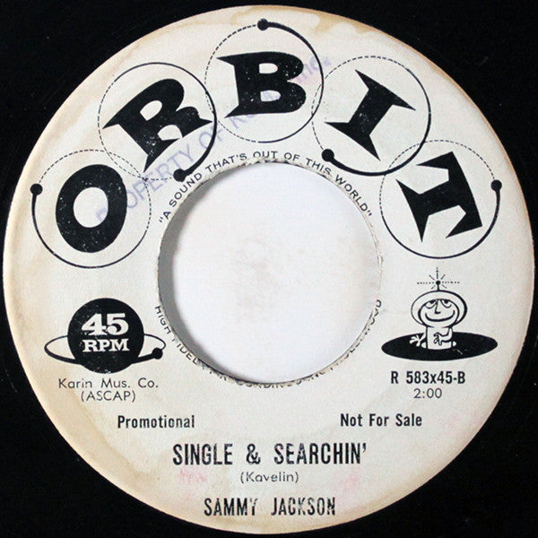 Sammy Jackson (2) : Teenage Miss (7", Single, Promo)