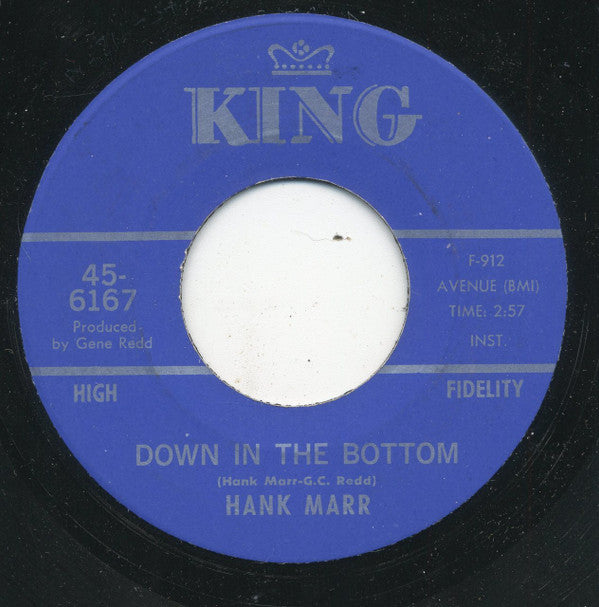 Hank Marr : Down In The Bottom / Soup Spoon (7", Single)