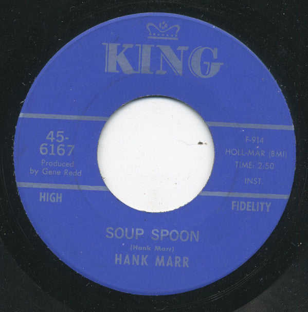 Hank Marr : Down In The Bottom / Soup Spoon (7", Single)