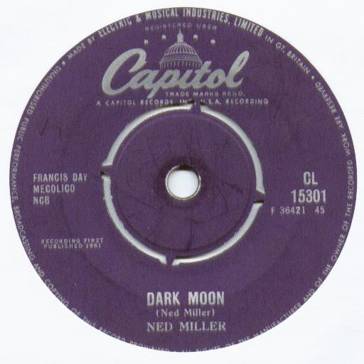 Ned Miller : Dark Moon (7")