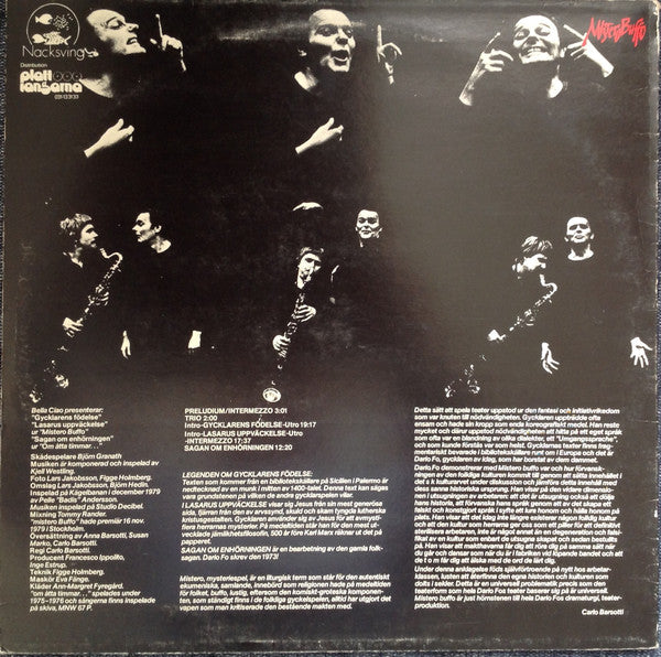 Dario Fo Med Björn Granath : Mistero Buffo (LP)