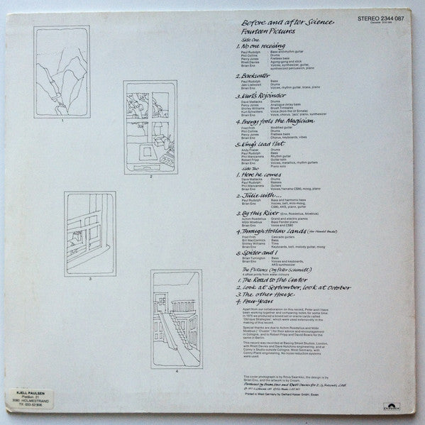 Brian Eno : Before And After Science (LP, Album)