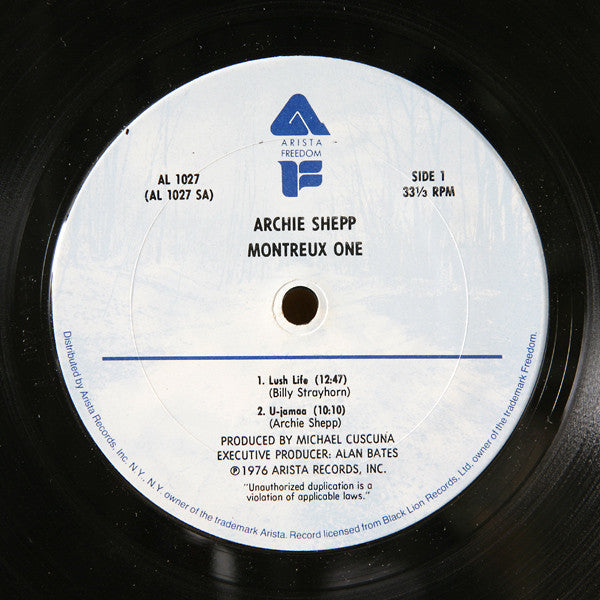 Archie Shepp : Montreux One (LP, Album)