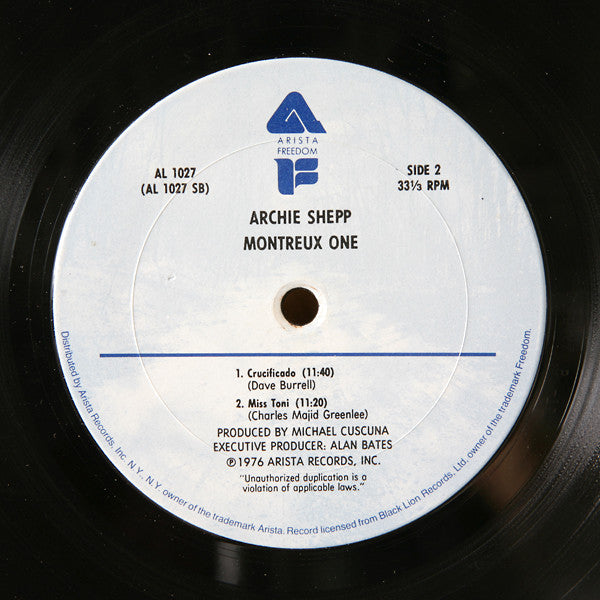 Archie Shepp : Montreux One (LP, Album)