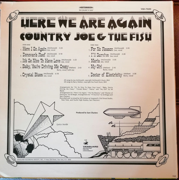 Country Joe And The Fish : Here We Are Again (LP, Album)