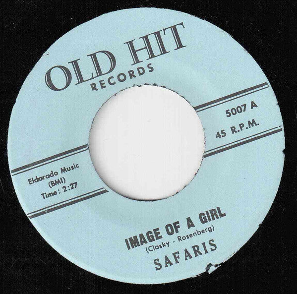 The Safaris : Image Of A Girl (7", RE)