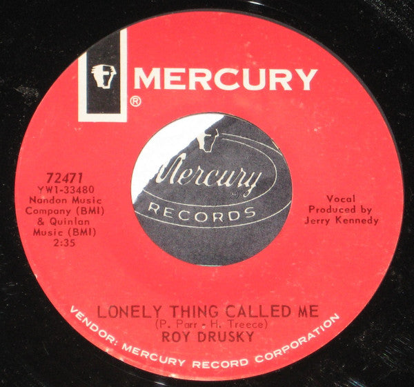 Roy Drusky : White Lightnin' Express / Lonely Thing Called Me (7")