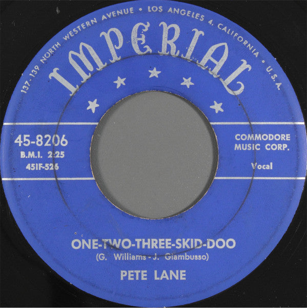 Pete Lane (2) And Bernice Stabile : John's Reply / One-Two-Three-Skid-Doo (7")