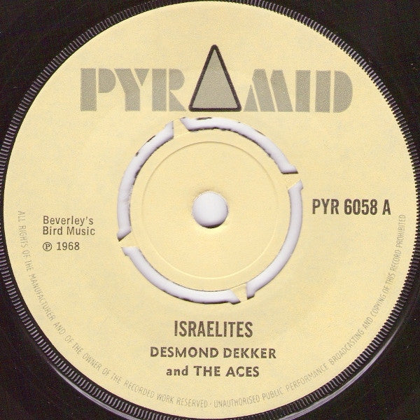 Desmond Dekker & The Aces : Israelites (7", Single, 4-P)