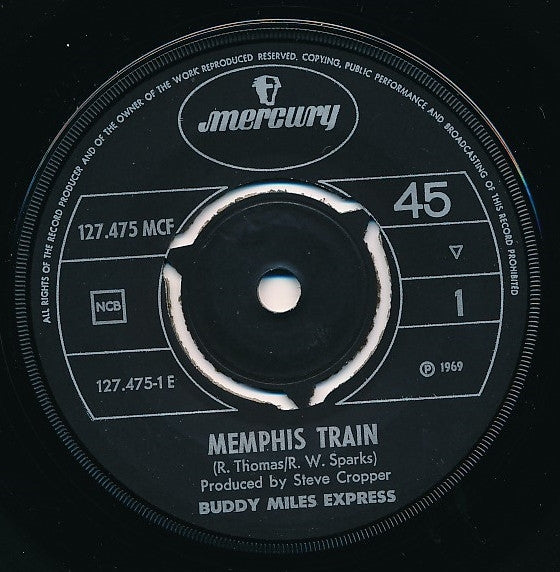 Buddy Miles Express : Memphis Train / My Chant (7", Single)
