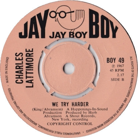 Charles Lattimore : Do The Thing (7")