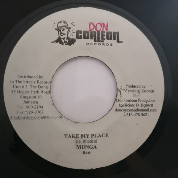 Munga : Take My Place (Raw) (7")