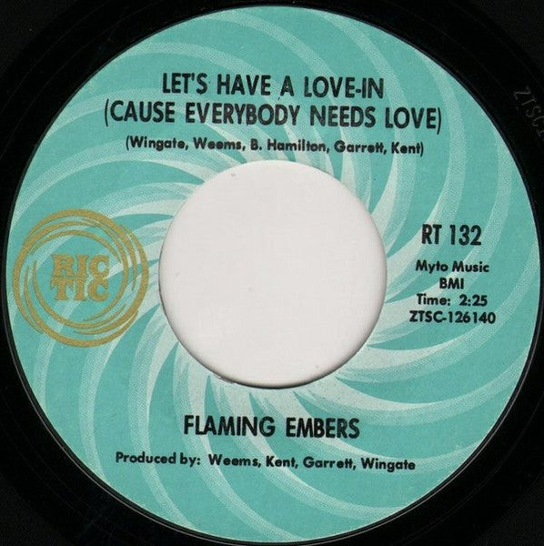Flaming Ember : Hey Mama (What'Cha Got Good For Daddy) / Let's Have A Love-In (Cause Everybody Needs Love) (7", Single, Mono, Styrene, Ter)