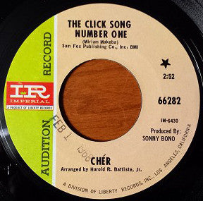 Cher : The Click Song Number One / But I Can't Love You More (7", Single, Promo)