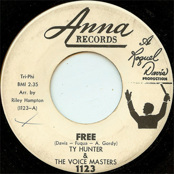Ty Hunter & Voice Masters (2) : Free (7", Promo)