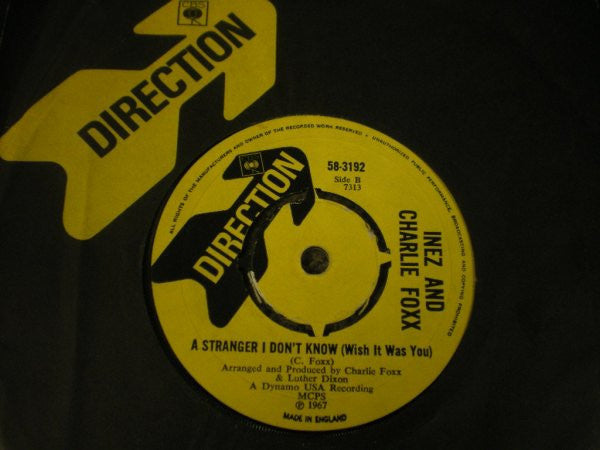 Inez And Charlie Foxx : (1-2-3-4-5-6-7) Count The Days  (7", Single)