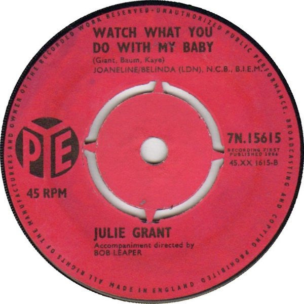 Julie Grant : Every Day I Have To Cry (7")