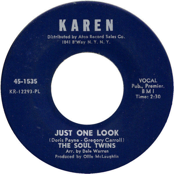 The Soul Twins : Just One Look / It's Not What You Do, It's The Way That You Do It (7", PL)