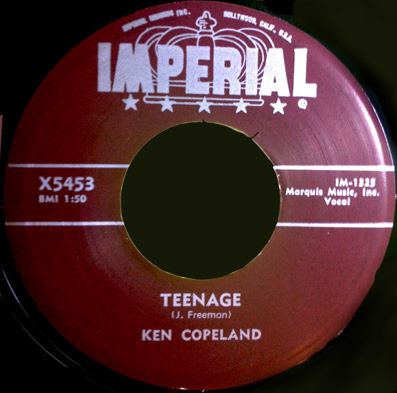 Kenneth Copeland : Teenage / Bed Of Lies (7")