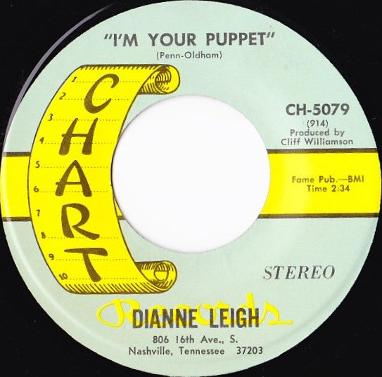 Dianne Leigh : I'm Your Puppet (7")