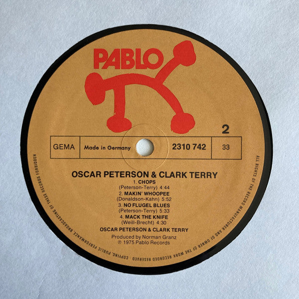 Oscar Peterson & Clark Terry : Oscar Peterson & Clark Terry (LP, Album)