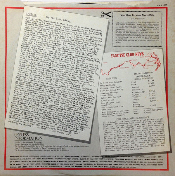 Monty Python : Monty Python's Previous Record (LP, Album)