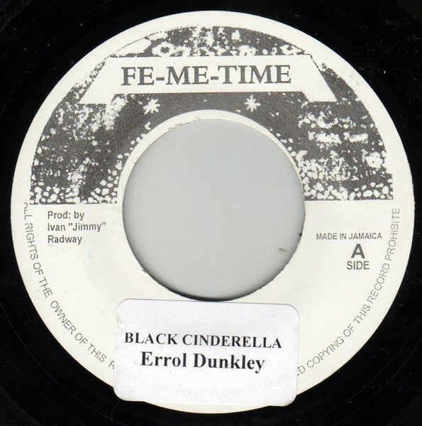 Errol Dunkley : Black Cinderella (7", Single, RE)