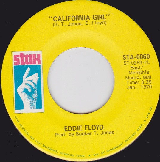 Eddie Floyd : California Girl / Woodman (7", Single, PL)