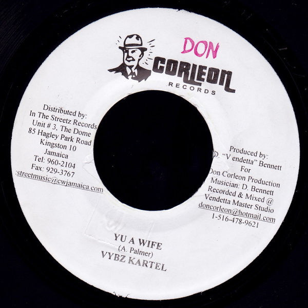 Vybz Kartel : Yu A Wife (7")