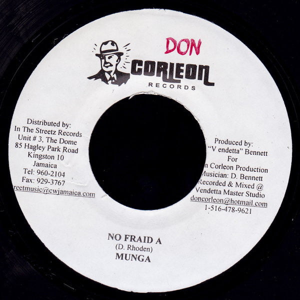 Munga : No Fraid A (7")