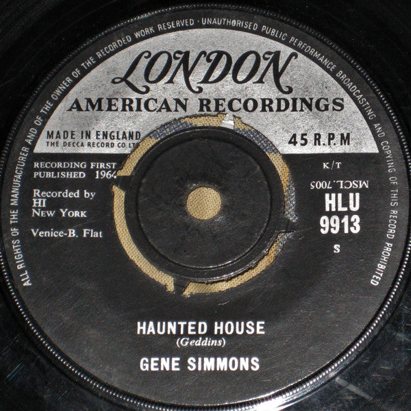 Gene Simmons (2) : Haunted House (7", 4-P)