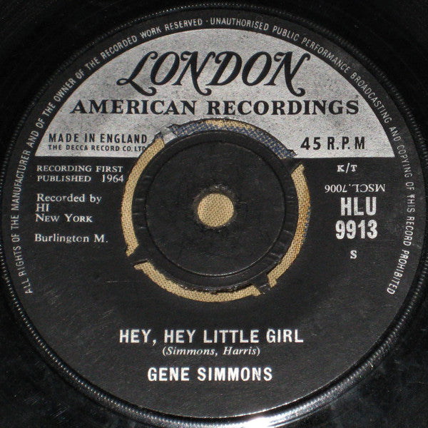 Gene Simmons (2) : Haunted House (7", 4-P)