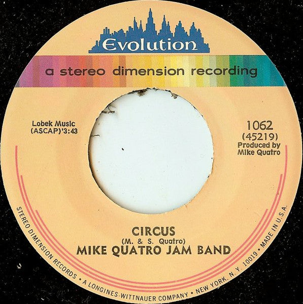 Michael Quatro Band : Circus / Time Spent In Dreams (7", Single)