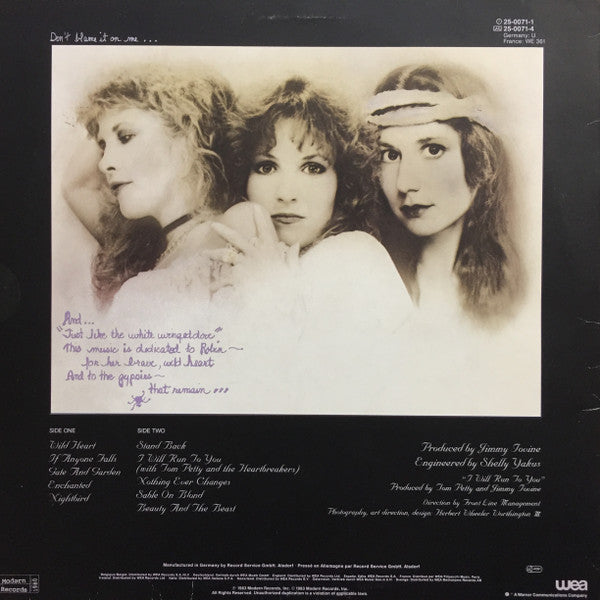 Stevie Nicks : The Wild Heart (LP, Album)