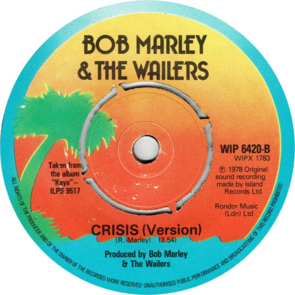 Bob Marley & The Wailers : Is This Love (7", Single, Kno)