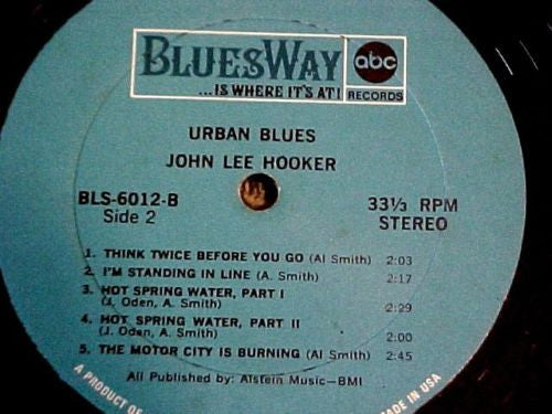 John Lee Hooker : Urban Blues (LP, Album)