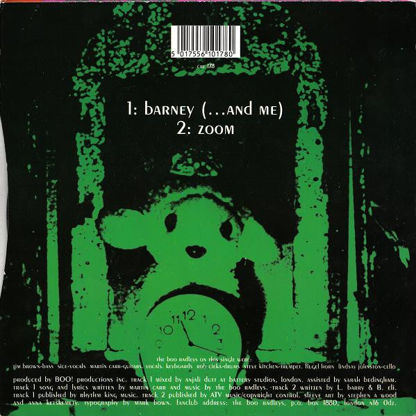 The Boo Radleys : Barney (...And Me) (7", Single)
