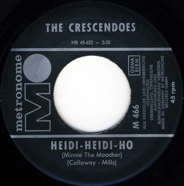 The Crescendoes : Heidi-Heidi-Ho (7", Single)