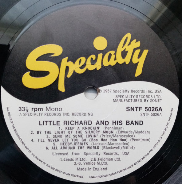 Little Richard : Little Richard (LP, Album, Mono, RE)