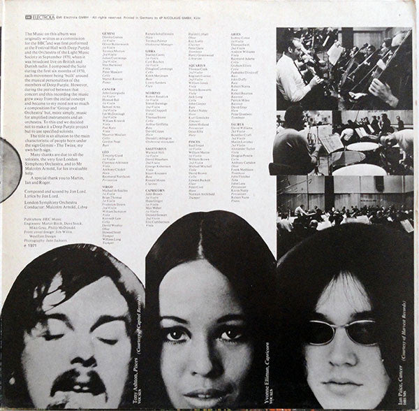 Jon Lord / London Symphony Orchestra : Gemini Suite (LP, Album, Gat)
