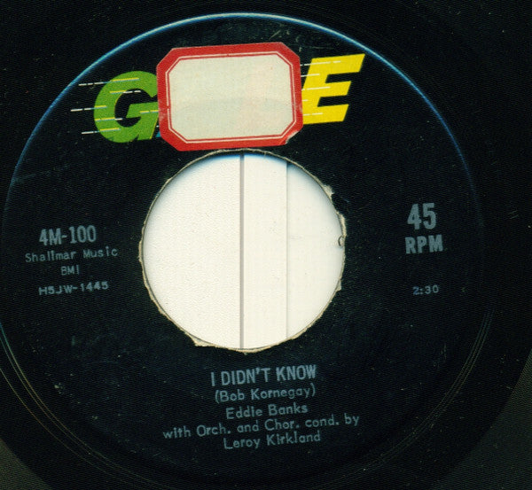 Eddie Banks : I Didn't Know (7", Single)
