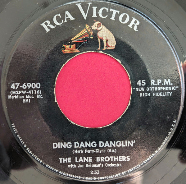 The Lane Brothers : Ding Dang Danglin' (7", Single)