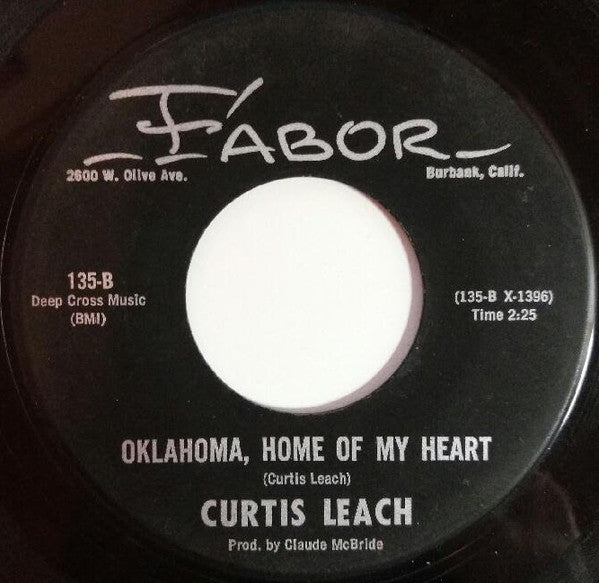 Curtis Leach : Highway Man (7")